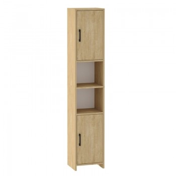 Ντουλάπι κουζίνας - μπάνιου Hobbes Megapap χρώμα sapphire oak 35x30x182,3εκ.