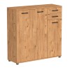 Παπουτσοθήκη - ντουλάπι Polly Megapap χρώμα pine oak 108x35x108εκ.