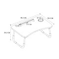 Sedon Megapap melamine laptop table in pine oak color 59.2x39,2x26,2cm.