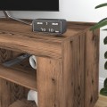 Milidi Megapap melamine tv furniture in smoked walnut color 135x42x60.7cm.
