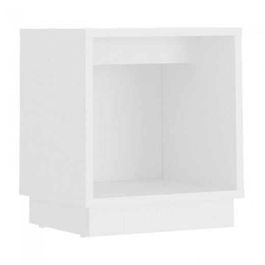 Κομοδίνο Gino Megapap χρώμα λευκό 40x35,3x45εκ.