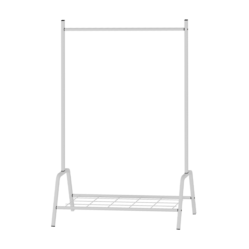 Selman Megapap metallic floor hanger in white color 87.6x36x136cm.