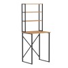 Έπιπλο πλυντηρίου Bobby Megapap χρώμα pine oak 67x60x178εκ.