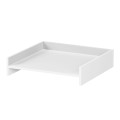 Sunta Megapap washer-dryer support base, white color 65.8x61.9x15cm.