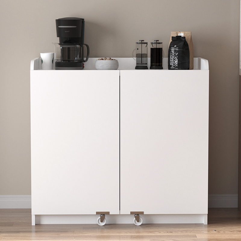 Altay I Megapap melamine kitchen/bathroom cabinet in white color 97,8x44,1x91,5cm.