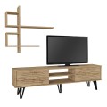 Salerno Megapap melamine TV unit in sapphire color 180x35x51cm.