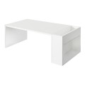 View Megapap melamine coffee table in white color 95x50x34cm.