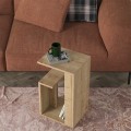 Rosana Megapap melamine side table in sapphire oak color 35x29,5x60cm.