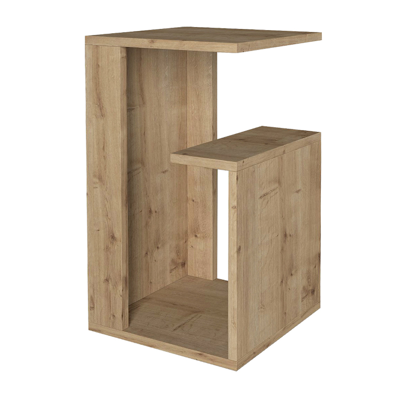 Rosana Megapap melamine side table in sapphire oak color 35x29,5x60cm.