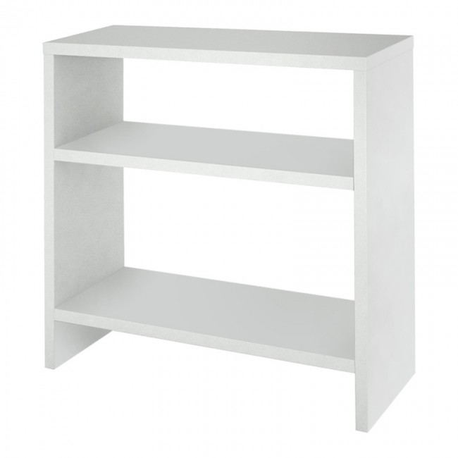 Τραπεζάκι βοηθητικό Silvanus Megapap χρώμα λευκό 51x17,5x49εκ.
