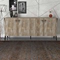 Loukia Megapap melamine buffet in vintage patik color 180x44,8x76,8cm.