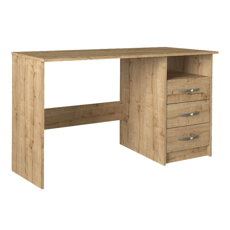 Eldoris Megapap melamine desk in sapphire oak color 120x60x75cm.