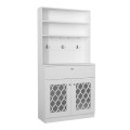 Axel Megapap kitchen melamine furniture in white color 90x37x183,6cm.