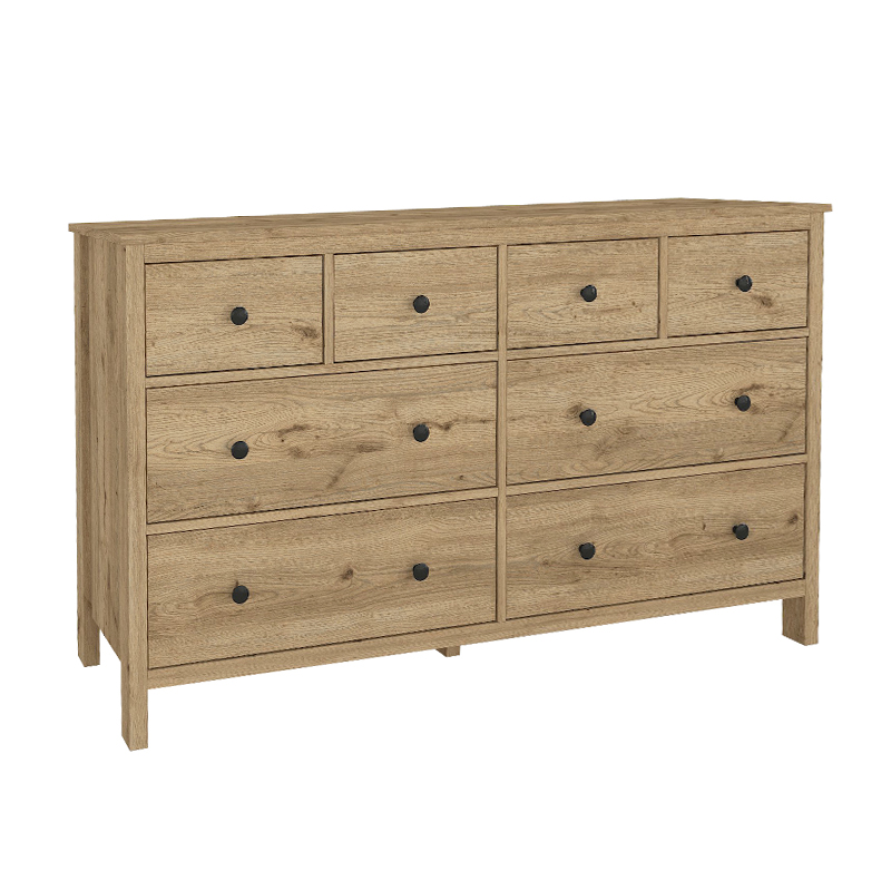 Sabina Megapap melamine buffet in sepet oak color 160x50x96cm.