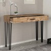Κονσόλα Rochel Megapap χρώμα atlantic pine 120x35x89,8εκ.