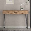 Κονσόλα Rochel Megapap χρώμα atlantic pine 120x35x89,8εκ.
