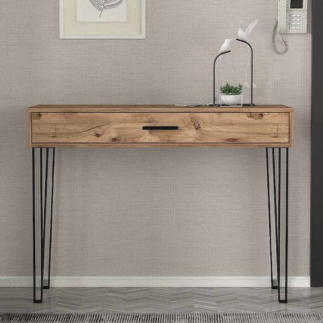 Κονσόλα Rochel Megapap χρώμα atlantic pine 120x35x89,8εκ.
