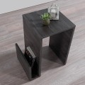 Regnar Megapap melamine side table in rebab color 43.1x33.5x52cm.
