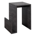 Regnar Megapap melamine side table in rebab color 43.1x33.5x52cm.