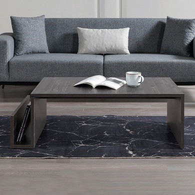 Regnar Megapap melamine coffee table in rebab color 100.6x55x31.8cm.