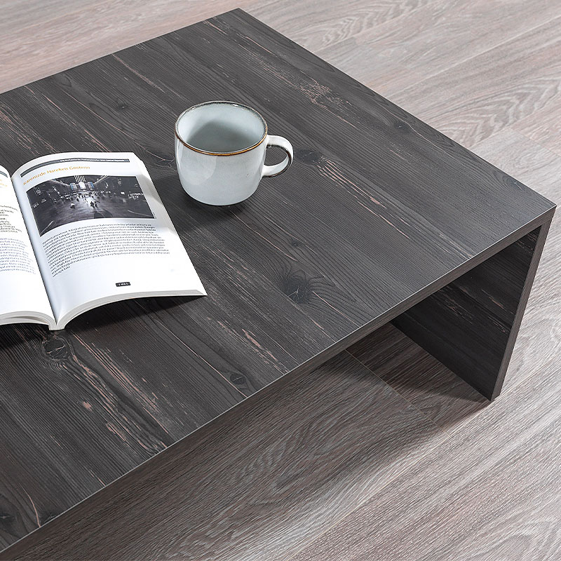 Regnar Megapap melamine coffee table in rebab color 100.6x55x31.8cm.