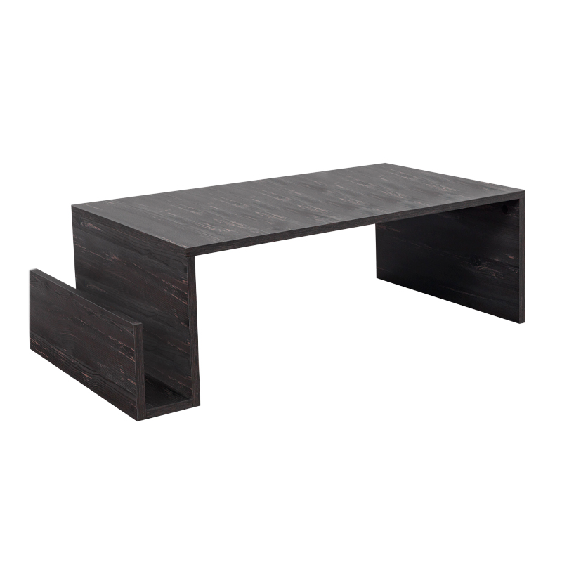 Regnar Megapap melamine coffee table in rebab color 100.6x55x31.8cm.