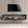 Regnar Megapap melamine wall TV furniture in rebab color 168.6x25x31.8cm.