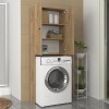 Έπιπλο πλυντηρίου Romme Megapap χρώμα sepet oak 65x27,1x180εκ.