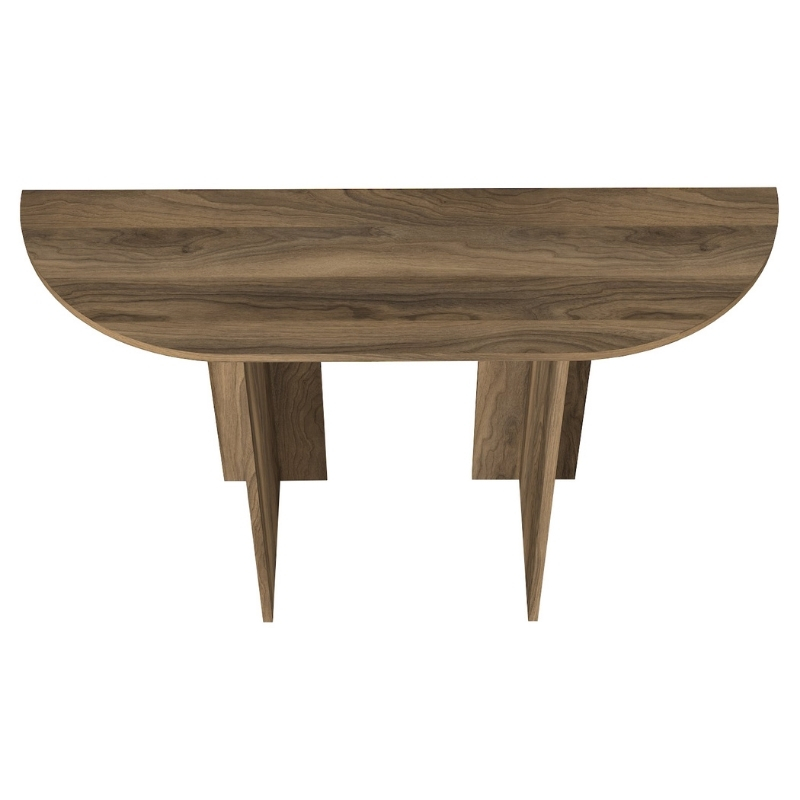 Cortado Megapap melamine dresser in walnut color 120x35x75cm.