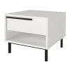 Κομοδίνο Suzy Megapap χρώμα λευκό 50x45x41,6εκ.