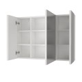 Melamine bathroom mirror Base Megapap color white 90x17.1x65cm.