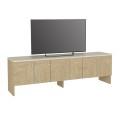 Rebel Megapap melamine tv stand in rota oak - sandstone color 150x35x45cm.