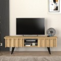 Gemma Megapap melamine tv stand in sepet oak color 150x35x46.7cm.