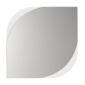 Lava Megapap melamine mirror in white color 70x2.2x70cm.