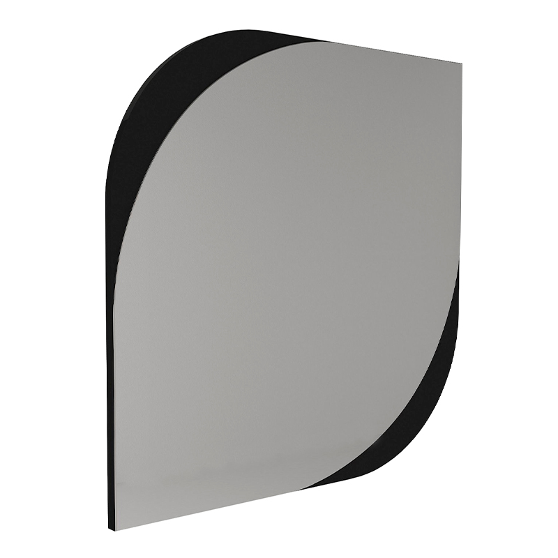 Lava Megapap melamine mirror in black color 70x2.2x70cm.