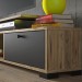 Έπιπλο τηλεόρασης Treiso Megapap από μελαμίνη χρώμα atlantic pine 120x25x38εκ.