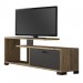 Έπιπλο τηλεόρασης Treiso Megapap από μελαμίνη χρώμα atlantic pine 120x25x38εκ.