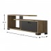 Έπιπλο τηλεόρασης Treiso Megapap από μελαμίνη χρώμα atlantic pine 120x25x38εκ.