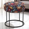Σκαμπώ Moon Megapap υφασμάτινο χρώμα πολύχρωμο 40x40x40εκ.