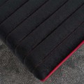Mona Megapap velvet stool in black color 40x40x40cm.