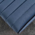 Mona Megapap velvet stool in blue color 40x40x40cm.