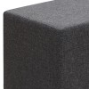 Σκαμπώ Linda Megapap υφασμάτινο χρώμα ανθρακί 40x40x40εκ.