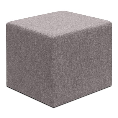 Σκαμπώ Linda Megapap υφασμάτινο χρώμα καφέ 40x40x40εκ.