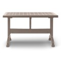 Callan Megapap polypropylene table in cappuccino color 120x70x73cm.