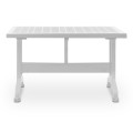 Callan Megapap polypropylene table in white color 120x70x73cm.