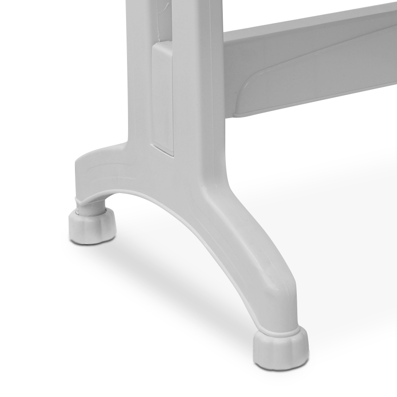 Callan Megapap polypropylene table in white color 120x70x73cm.