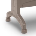 Callan Megapap polypropylene table in cappuccino color 140x80x73cm.