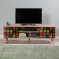 Soho Megapap melamine TV furniture in sonoma color 140x40x50cm.