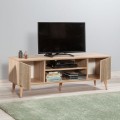 Soho Megapap melamine TV furniture in sonoma color 140x40x50cm.