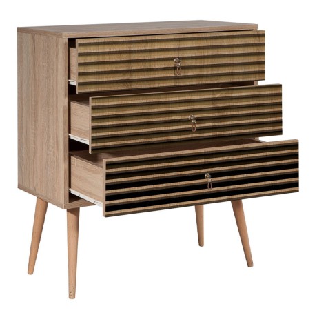 Συρταρτιέρα Soho Megapap χρώμα sonoma 80x40x90εκ.